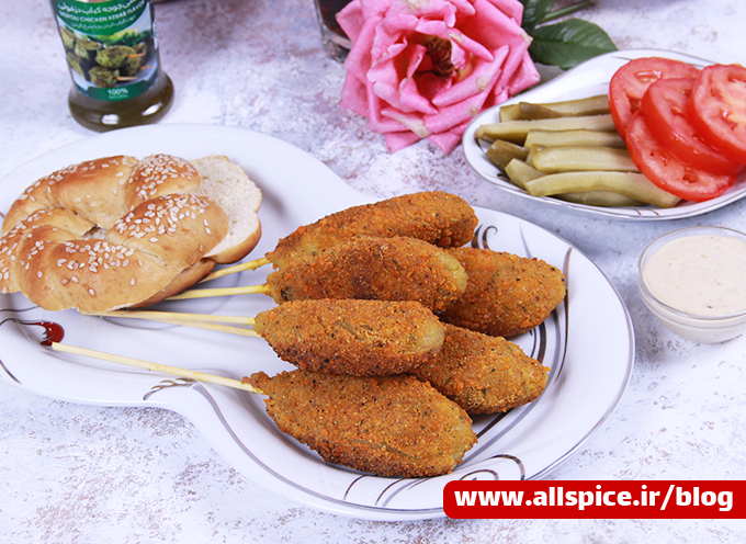 ناگت مرغ مخصوص تهیه شده با چاشنی دزفولی آلس پایس