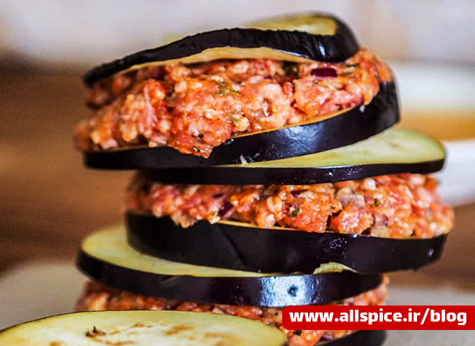فوت و فن تهیه خوراک گوشت و بادمجان