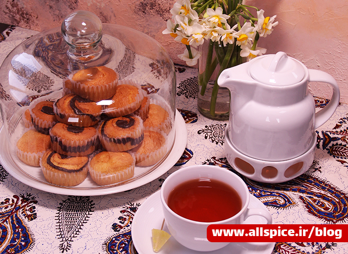کیک یزدی تهیه شده با طعم وانیل آلس پایس